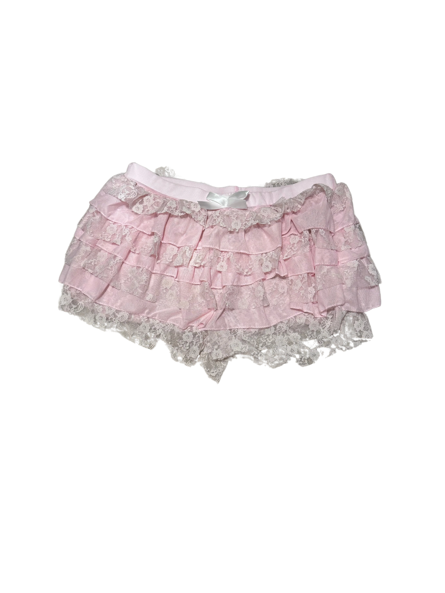 Pink Lace Bloomer Shorts