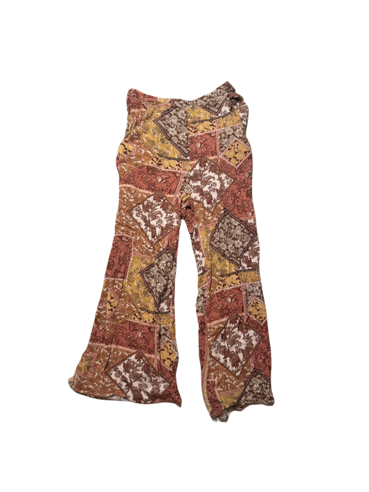 Boho-Chic Rip Curl Patterned Pants